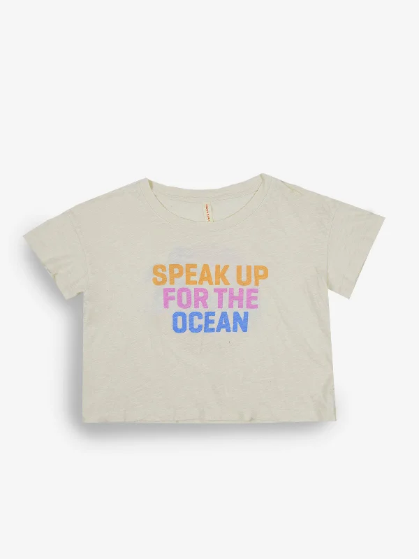 CroptopoutfitHere for the Ocean Women's Crop Tee