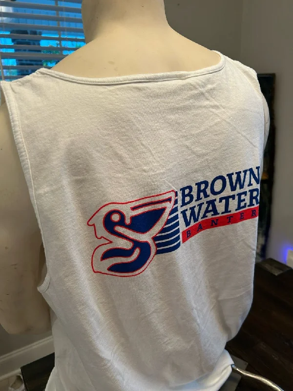 Windproof teeBrown Water Banter Comfort Color Tank Tops