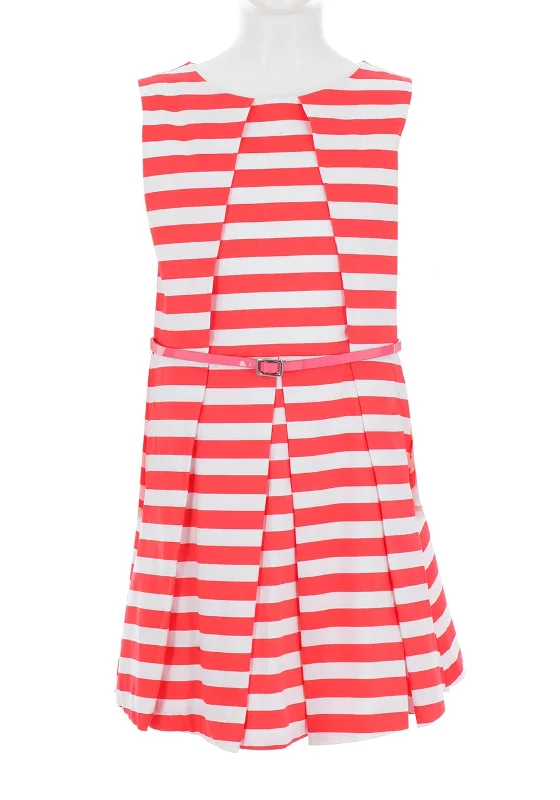 Tactical DressTactical DressMayoral Girls Striped Cotton Dress, Coral