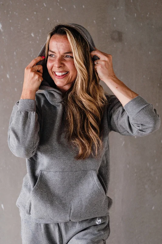 Stretch-Knit SweatshirtsGrey Lounge Hoodie