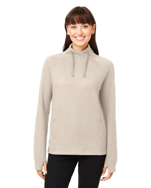 Beaded ShirtsNorth End NE200W Ladies' Rhythm Waffle Pullover