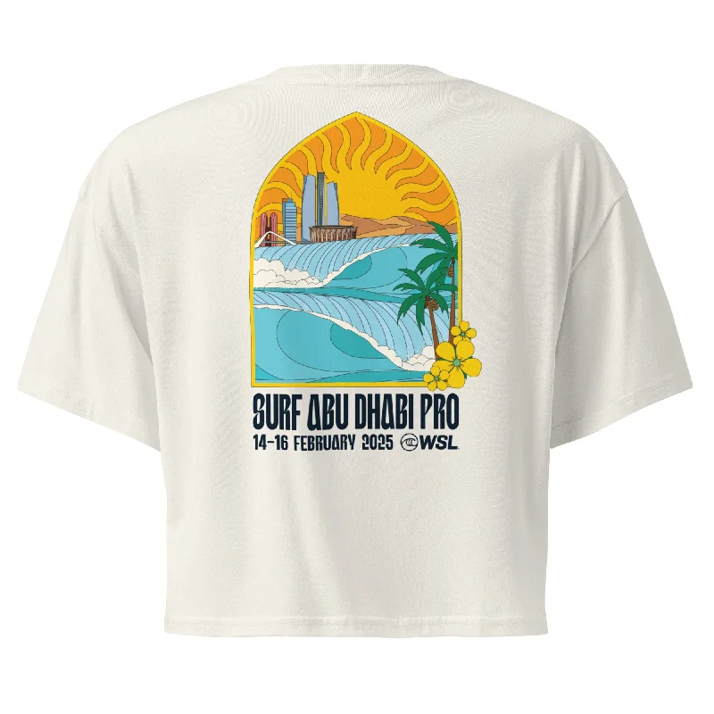 Croptopfan2025 Surf Abu Dhabi Pro Crop Top