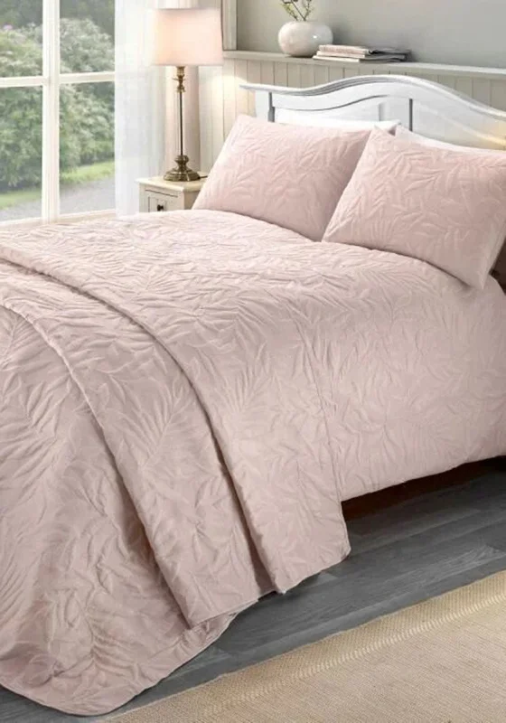 Serene Luana Duvet Set, Blush