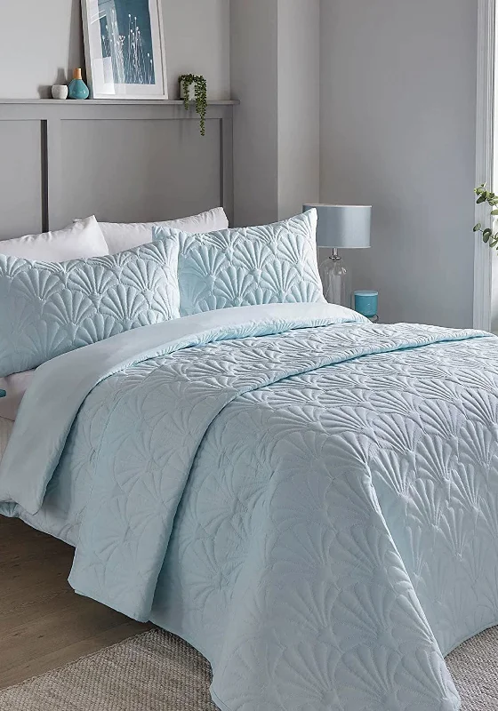 Serene Cavali Duvet Set, Duck Egg