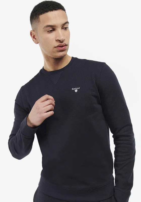 CrewneckexperienceBarbour Ridsdale Crew Neck Sweatshirt, Navy