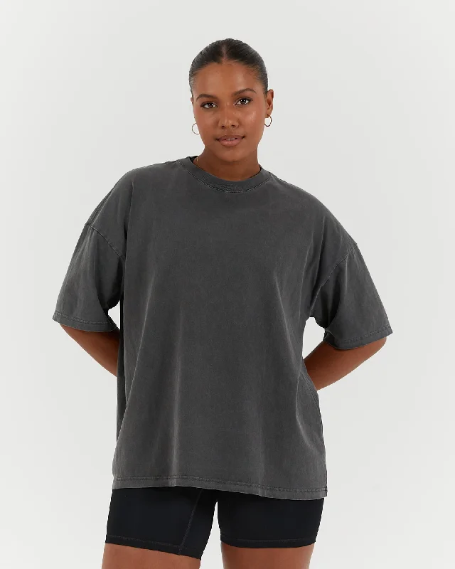 Statement T-ShirtsESSENTIALS TEE - FADED ONYX