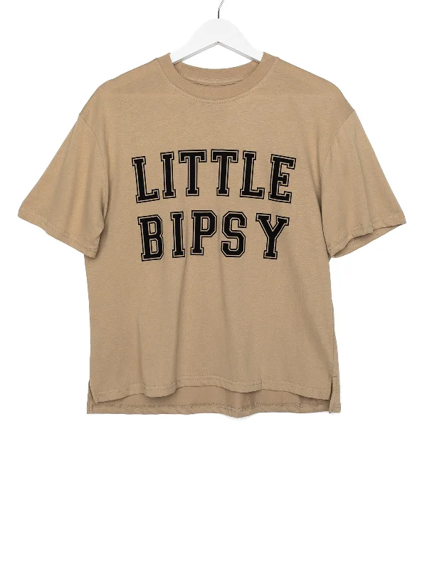 Sheer T-ShirtsAdult LB Collegiate Tee - Tan