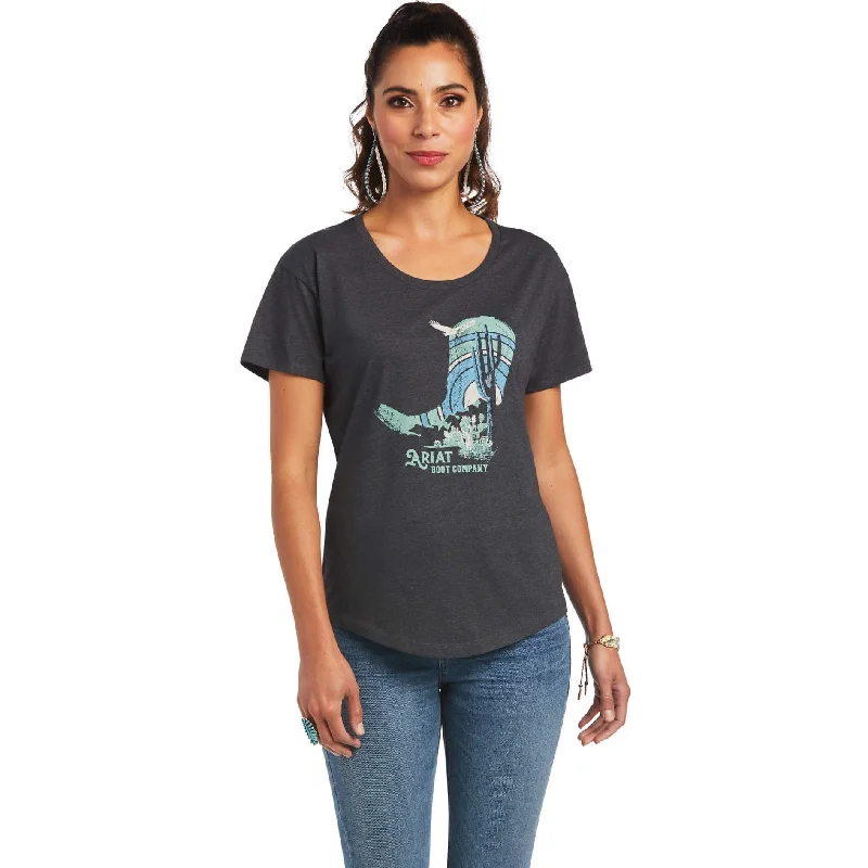 Tie-Dye T-ShirtsAriat Boot Co Women's Tee