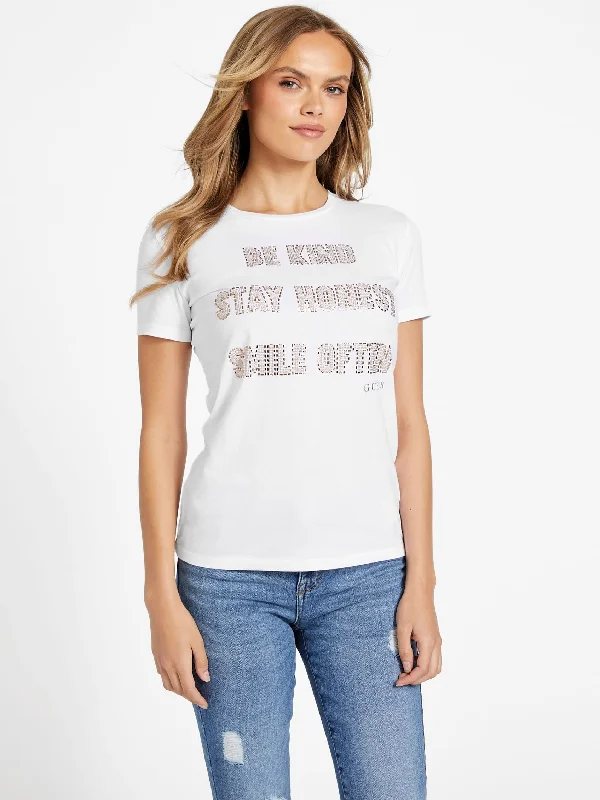 Work T-ShirtsBe Kind Rhinestone Tee