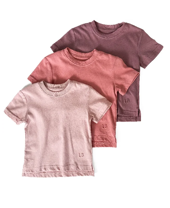 Sheer T-ShirtsElevated Tee 3-Pack - Mauve