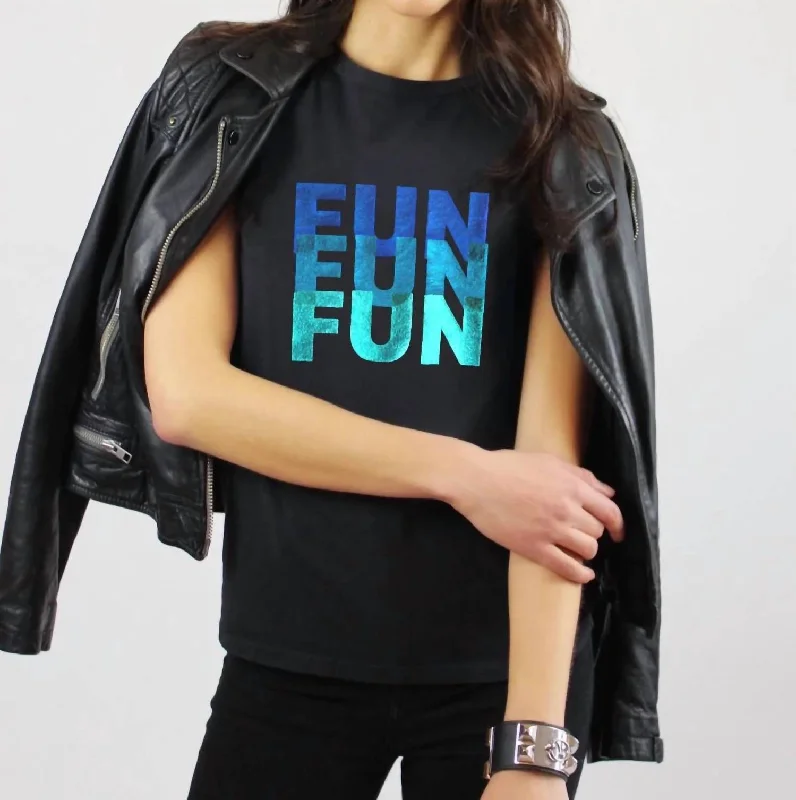 Polyester T-ShirtsMicro Tee In Fun Blue