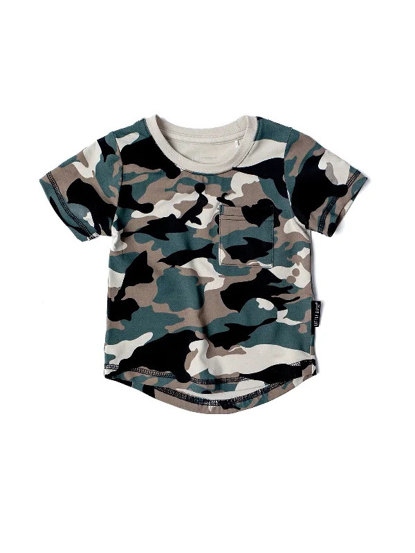 Fringed T-ShirtsPocket Tee - Exclusive Camo