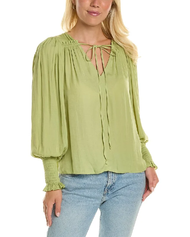 Thermal T-ShirtsRebecca Taylor Sateen Top