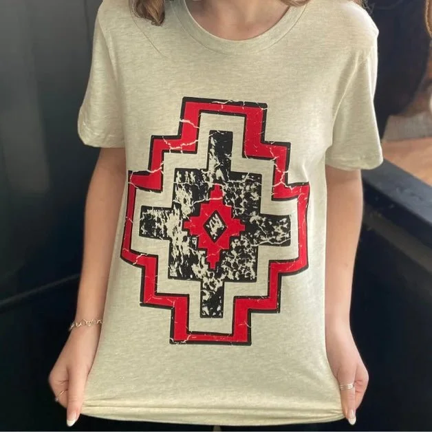 Quick-Dry T-ShirtsRebel Red Aztec Tee