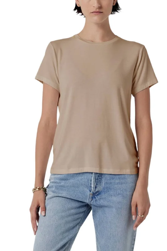 Cycling T-ShirtsSolana Tee Top In Nude