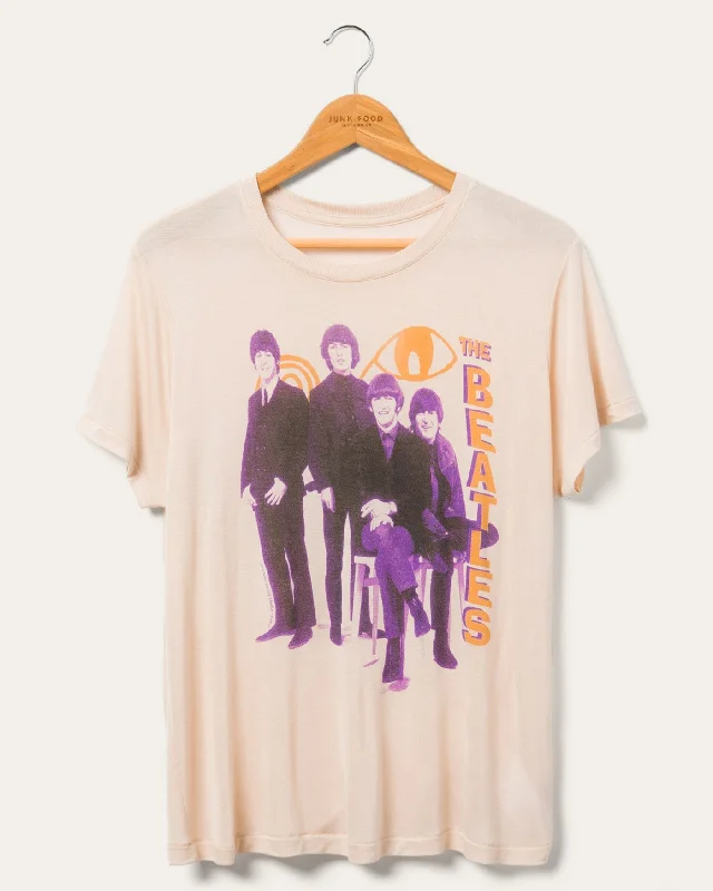 Glitter T-ShirtsWomen's The Beatles Group Vintage Tissue Tee